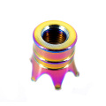 Bicycle Motorcycle Colorful Crown Tyre Valve Stem Dust Cap Wheel Tire Air Valve Caps Cover